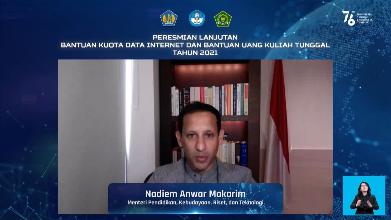 podiumnews.com-Kemendikbudristek Lanjutkan Bantu Kuota Internet dan UKT Mahasiswa Tahun 2021